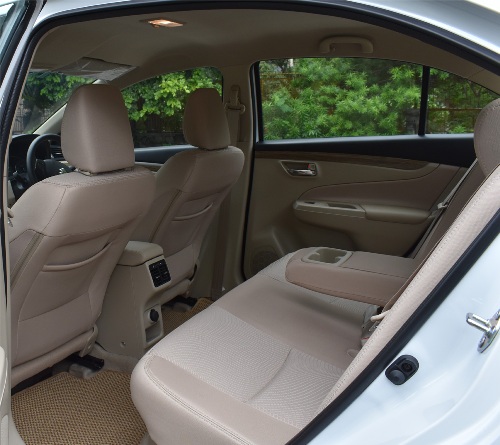 Suzuki Ciaz Back Interior