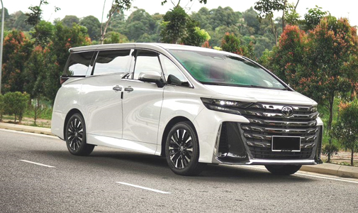 Toyota Velfire cars on hire For Rent
