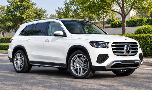 Mercedes Benz GLS cars on hire